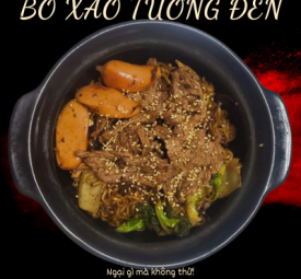 MỲ XÀO BÒ TƯƠNG ĐEN